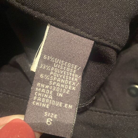 Stylish Black Pants Christopher Blue size 6 - Picture 5 of 7